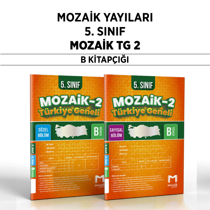 MOZAİK 05.SINIF TÜRKİYE GENELİ SAY/SÖZ 2-B -25-26